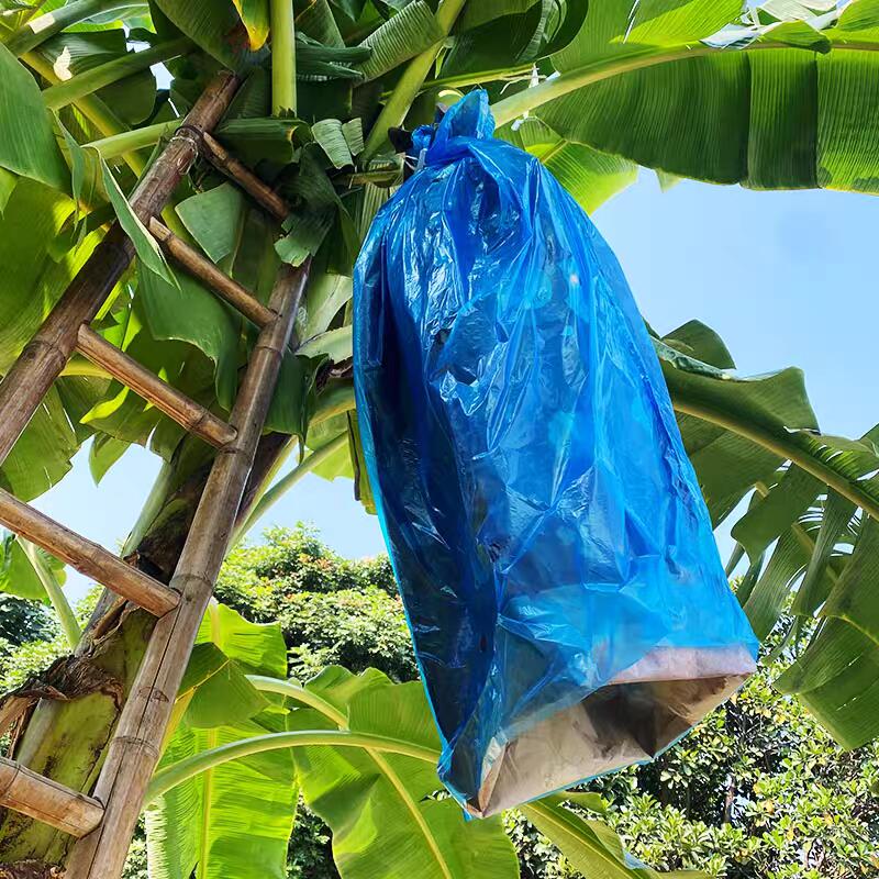 איטום חום שקית PE כחולה מפלסטיק לכיסויי צרורות בננה 20-200מיקרון