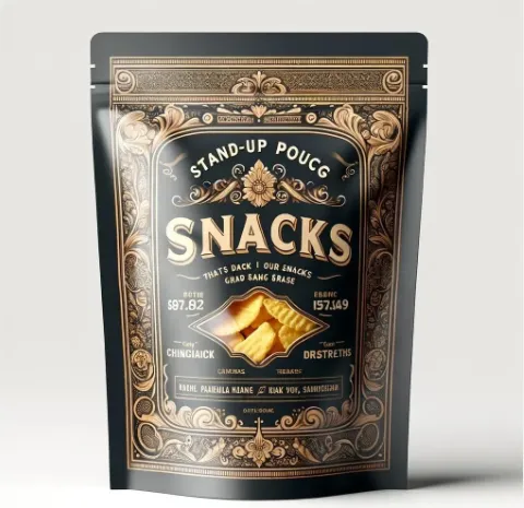 סטנד אפ פאוץ' הניתן לסגירה חוזרת אריזת מזון ממתקים ביסקוויט אגוז שקית נייר אלומיניום שקית אריזת פלסטיק רוכסן שקית איטום חום