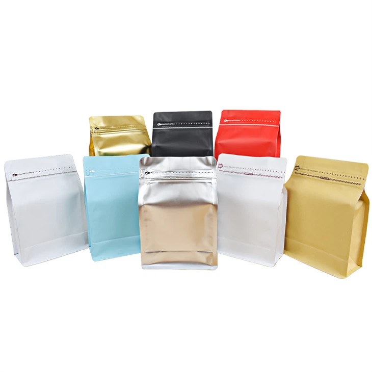 שקיות עמידה עם שסתום הסרת גז